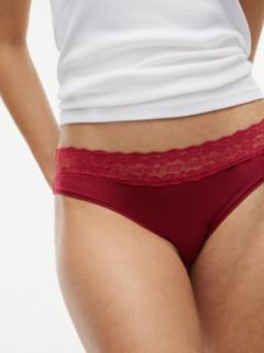 3-Pack Logo Lace Trim Briefs Gift Box — White 4