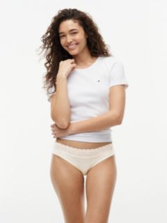 3-Pack Logo Lace Trim Briefs Gift Box — White 7