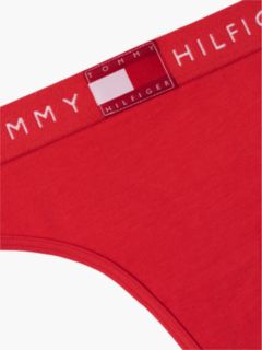 Heritage Logo Lace Thong — Red 6