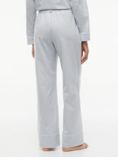 Essential Poplin Pyjama Bottoms — Blue 4