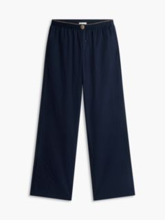 Crest Woven Dobby Long Sleeve Pyjama Set — Red 6