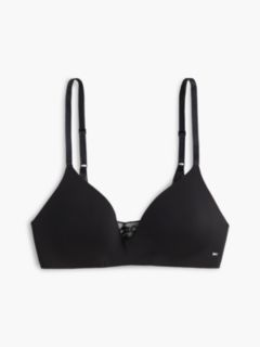 Floral Lace Underwired Lightly Lined Bra — Black 5