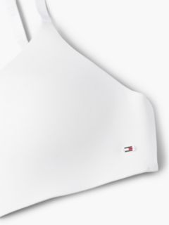 Floral Lace Underwired Lightly Lined Bra — White 6