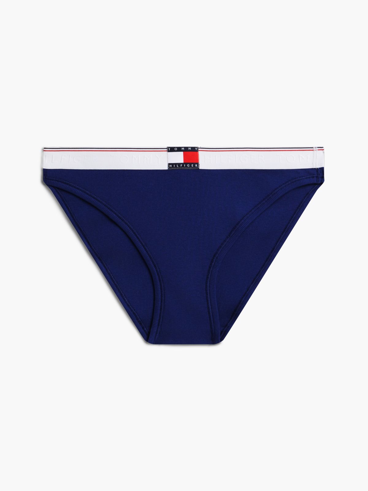 Heritage Flag Logo Ribbed Briefs — Blue