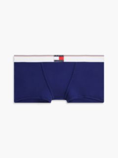 Global Stripe Ribbed Shorts — Blue 5
