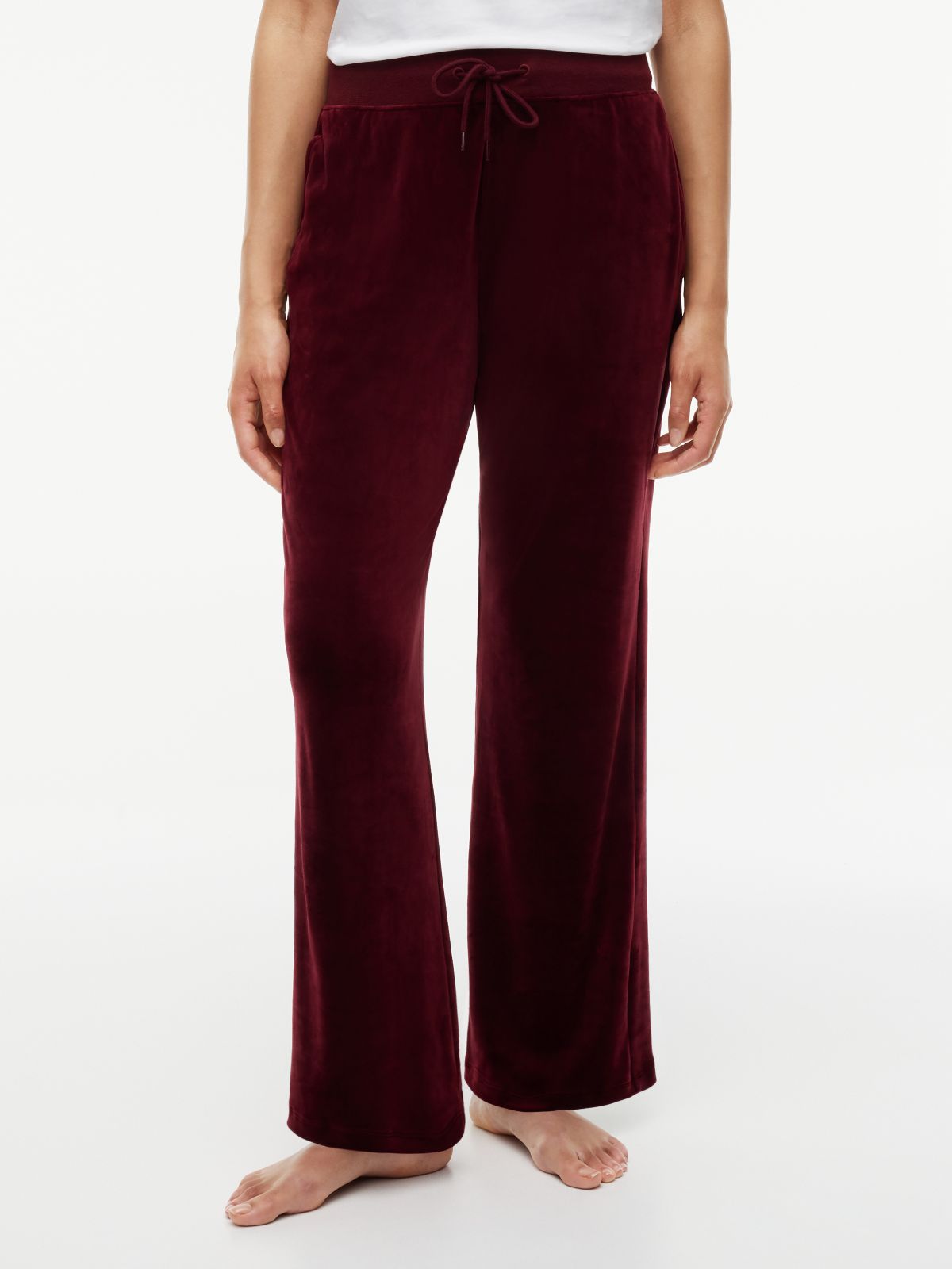 Essential Velour Lounge Joggers — Purple