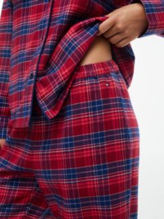 Essential Check Flannel Pyjama Set — Red 3
