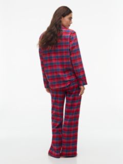 Essential Check Flannel Pyjama Set — Red 4