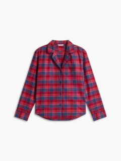 Essential Check Flannel Pyjama Set — Red 5