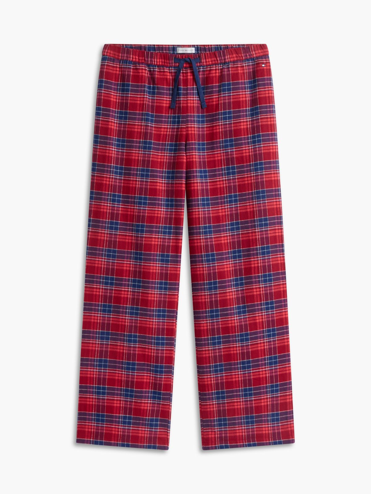 Essential Check Flannel Pyjama Set — Red