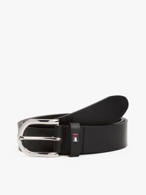 black danny ledergürtel für damen - tommy hilfiger