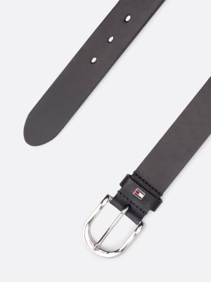 ceinture en cuir danny bleu pour femmes tommy hilfiger