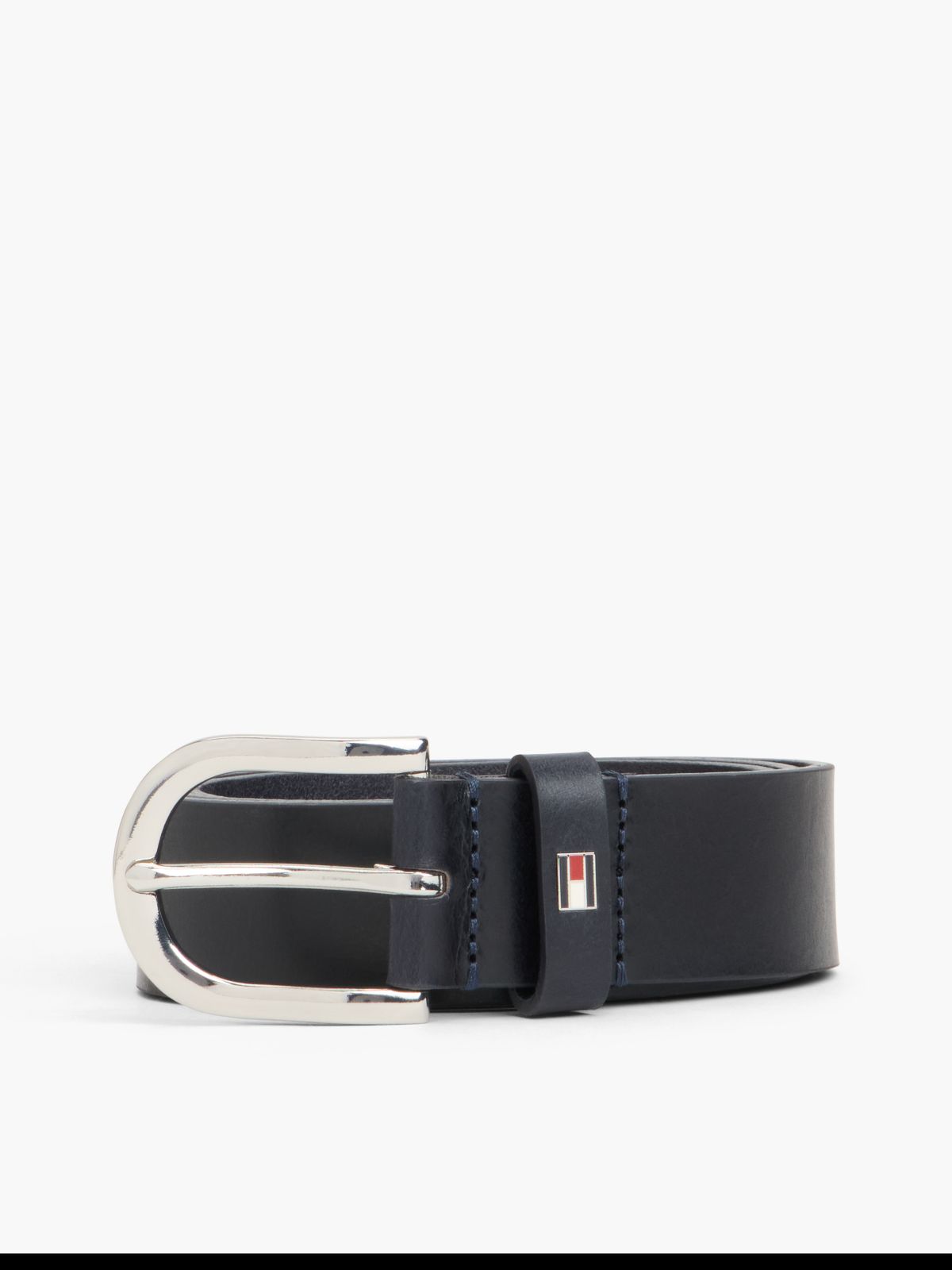 Danny Leather Belt — Blue