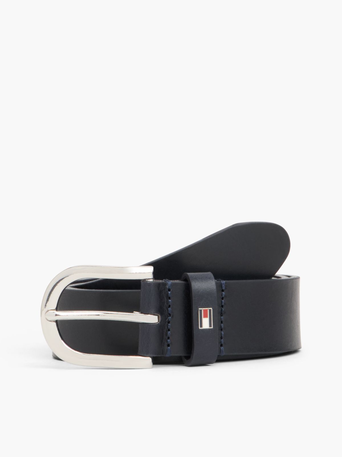 Danny Leather Belt — Blue