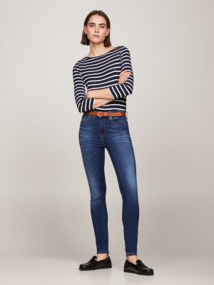 Como Heritage Skinny Fit Faded Jeans Denim Tommy Hilfiger