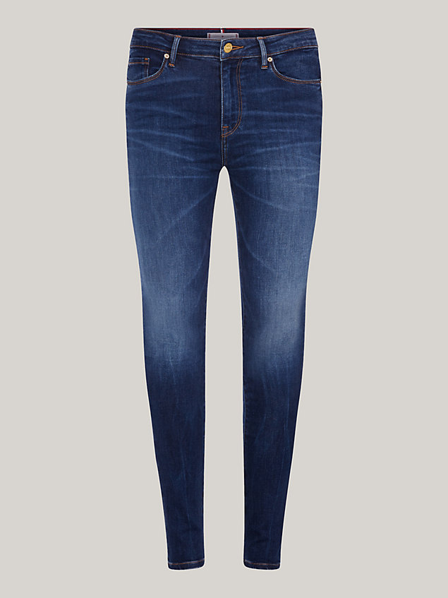 denim como heritage skinny fit faded jeans for women tommy hilfiger