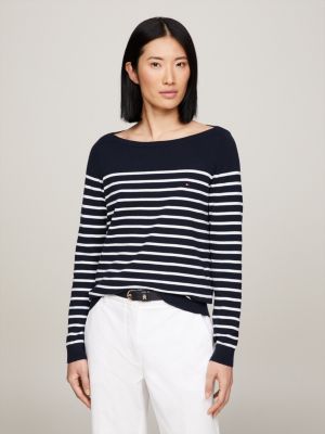 gestreepte trui met | | Tommy Hilfiger