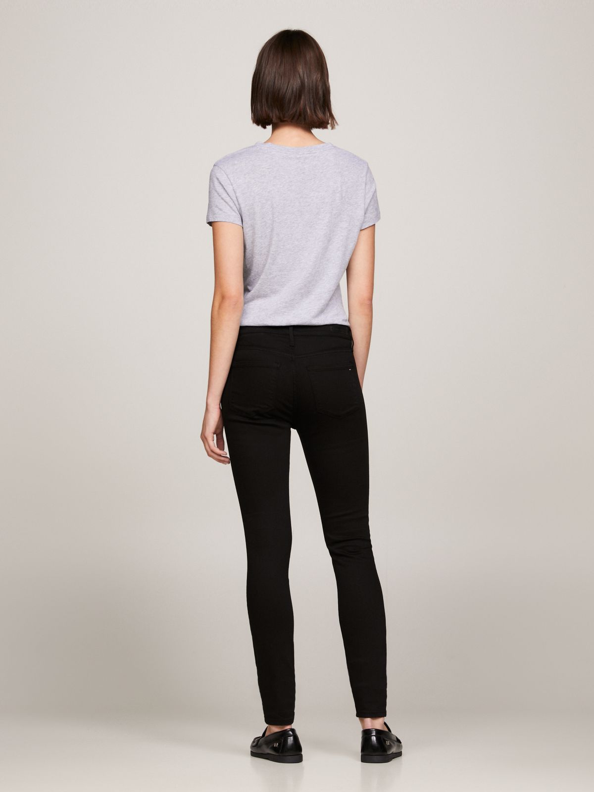 Como Heritage Skinny Fit Jeans — Black