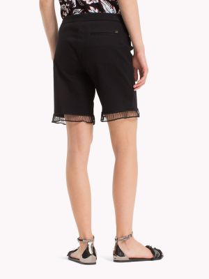My Essential Wardrobe Malom High Waist Straight Leg Korte Broek Van Denim Met Gekleurde Wassing 0016060013 001606001313034