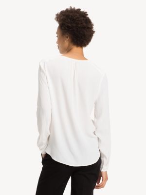 Tommy Hilfiger Bianco Viscose Women Shirt main image 0
