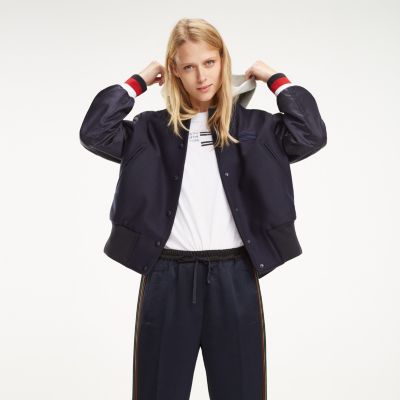 tommy hilfiger bomber jacket womens