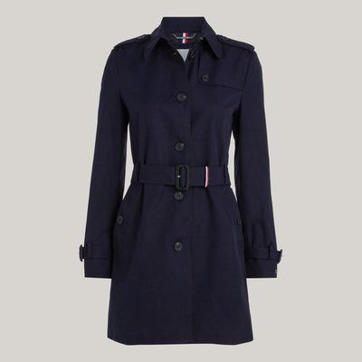 tommy hilfiger heritage single breasted trench coat