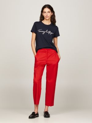 Tommy Hilfiger HERITAGE PANTS - Tracksuit bottoms - midnight/dark