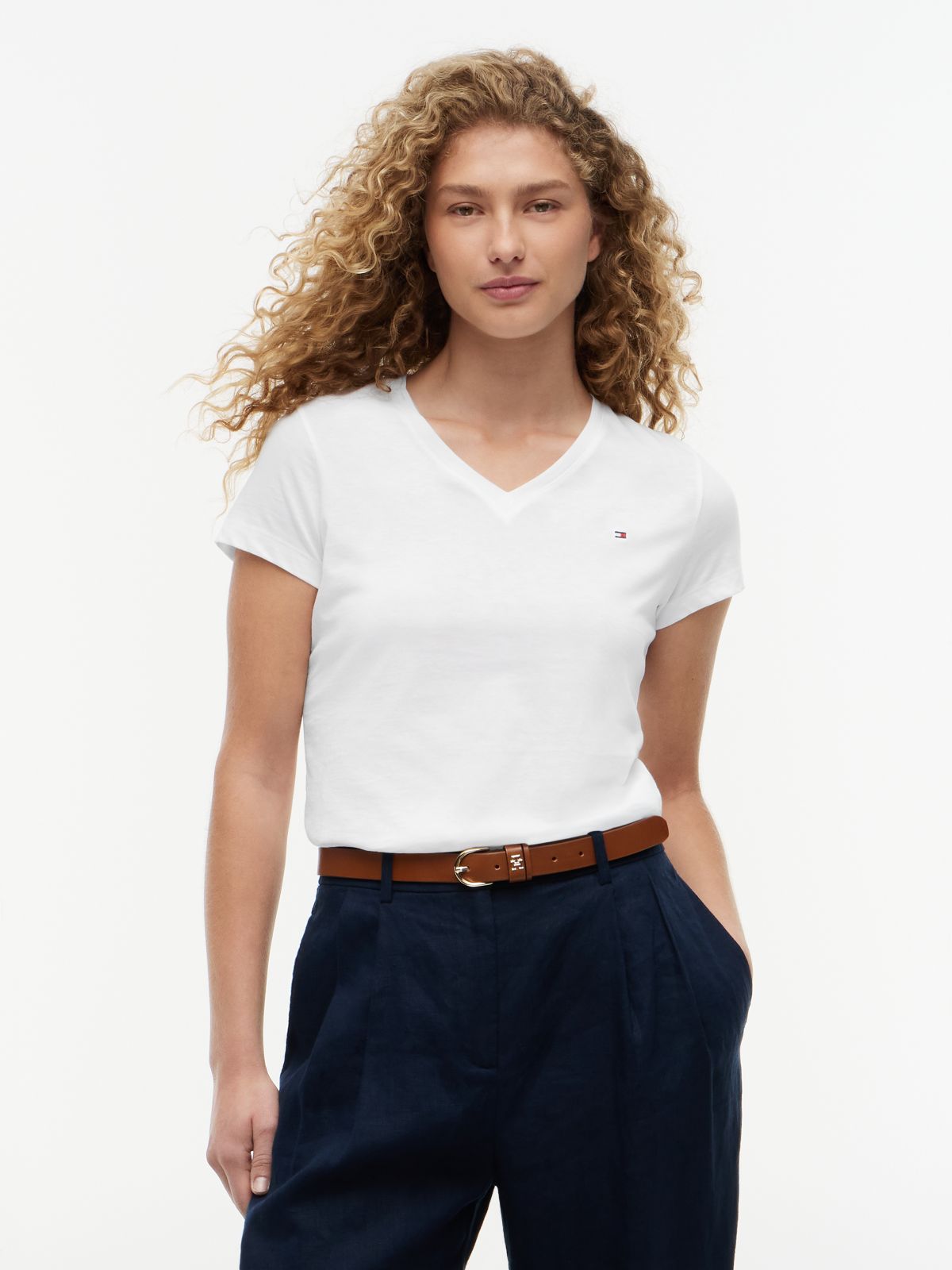 Heritage V-Neck T-Shirt — White