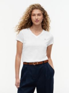 Heritage V-Neck T-Shirt — White 1