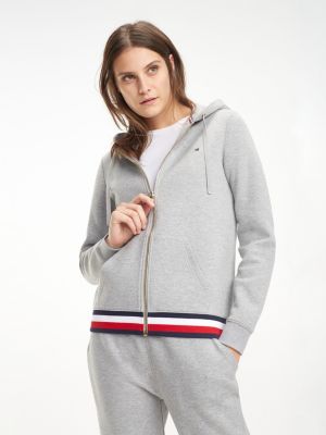 grey tommy hilfiger hoodie women's