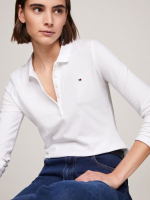 tommy hilfiger long sleeve polo shirts womens