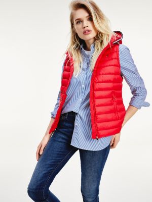 tommy hilfiger red vest