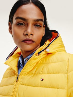 tommy hilfiger yellow down jacket