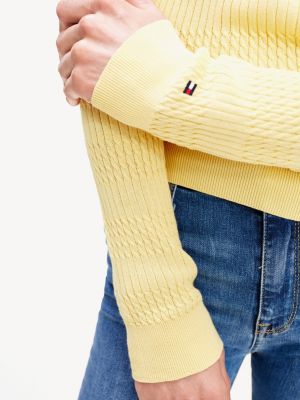 yellow tommy jumper