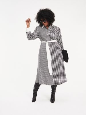 tommy hilfiger houndstooth dress