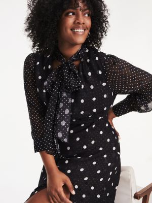 tommy hilfiger polka dot dress