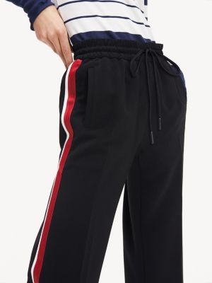 tommy hilfiger joggers black