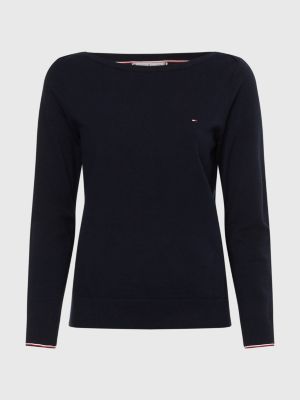 tommy hilfiger crew neck jumper womens