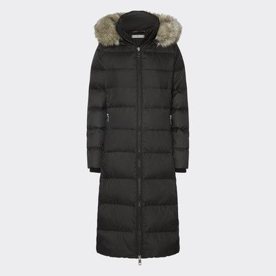 tommy hilfiger maxi length padded coat