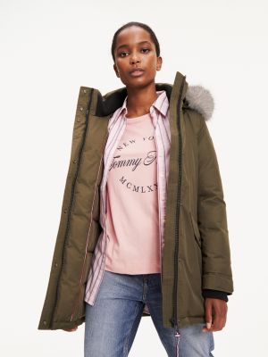 tommy hilfiger hooded padded parka