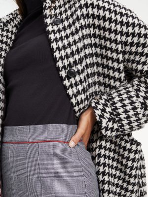 tommy hilfiger houndstooth coat