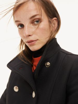 tommy hilfiger wool blend coat