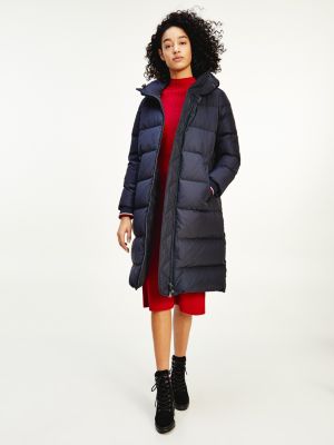 tommy jeans faux fur hood puffer coat