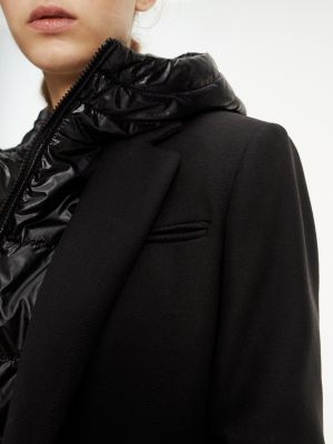 tommy hilfiger coat black