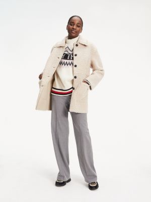 tommy hilfiger sheepskin jacket