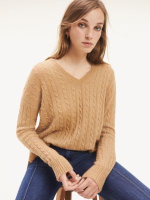 tommy hilfiger cable knit sweater womens