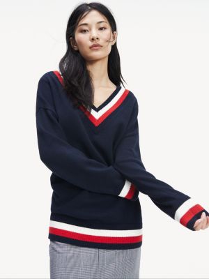 tommy hilfiger jumper v neck