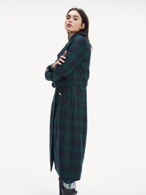 tommy hilfiger wool military coat