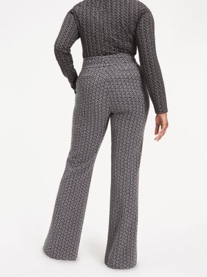 Zendaya Curve Ausgestellte Hose Schwarz Tommy Hilfiger