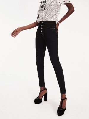 tommy hilfiger black skinny jeans